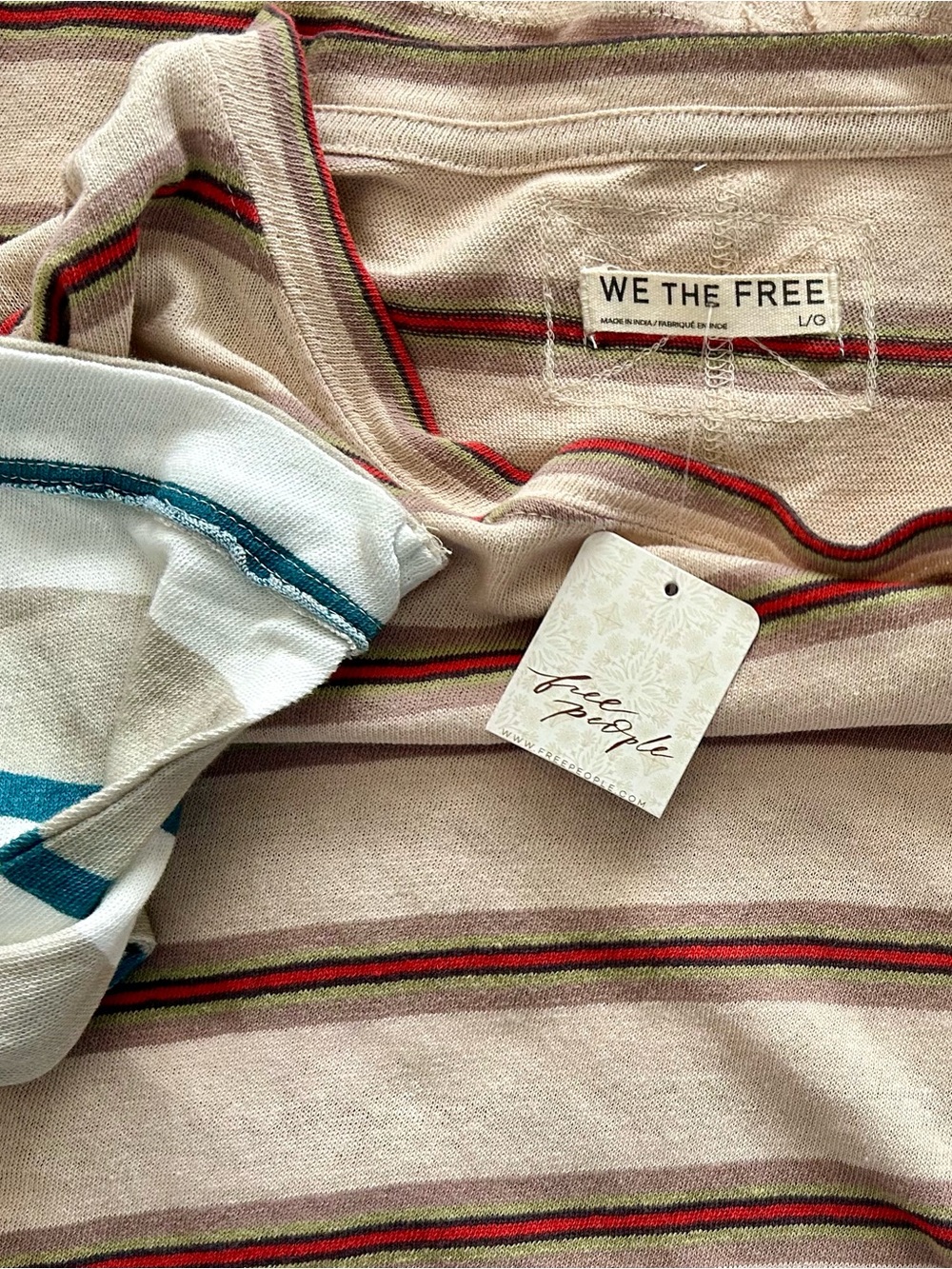 NWT-Free People “Nina” Long Sleeved Shirt - Picture 2 of 10